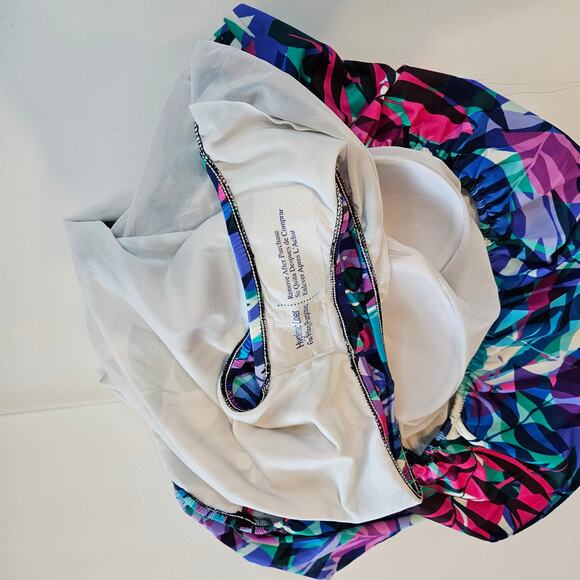 Swim Solutions Waist Minimizer Off the Shoulder One Piece Swimsuit Women's 16 - Picture 5 of 11